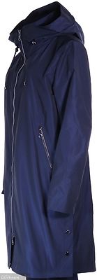 Flare tummansininen kevät takki