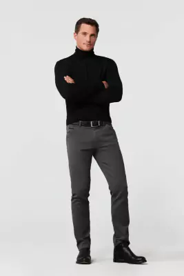 Meyer harmaat puuvillahousut