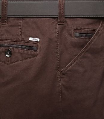 Meyer ruskea puuvillahousu