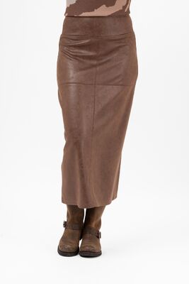 Capri Collection ruskea midimittainen hame