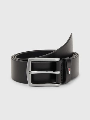 Tommy Hilfiger musta nahkavyö