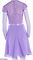 Vaalealila lyhyt juhlamekko Fashion New Yorkin mallistosta