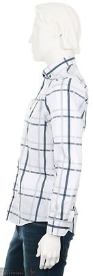 Petrifun modern fit ruudullinen kauluspaita erikoispitkillä hihoilla