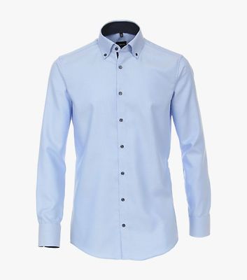 Venti vaaleansininen kauluspaita