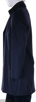 Bugatti tummansininen istuvan mallinen villakangastakki