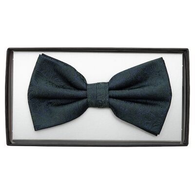 Matex vihreä paisley-kuosillinen rusetti