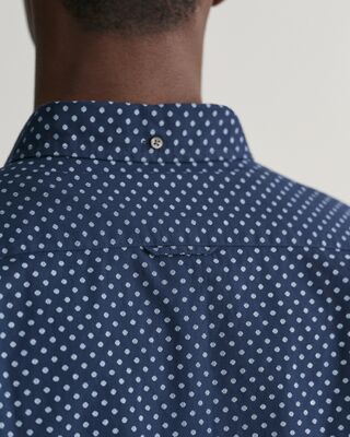 Gant tummansininen slim fit kauluspaita