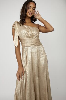 Frank Lyman upea kultainen juhlamekko