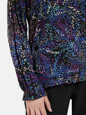 Signature sininen kuviollinen trikoopusero