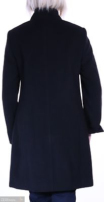 Gerry Weber musta suoralinjainen villakangastakki