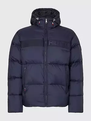 Tommy Hilfiger tummansininen talvipusakka