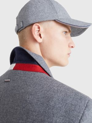 Tommy Hilfiger harmaa villakangastakki