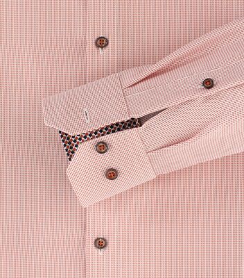 Venti oranssi kauluspaita modern fit mitoituksella