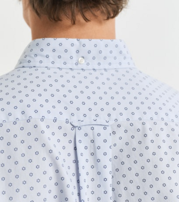 Gant vaaleansininen regural fit kauluspaita 1/2 -hihalla