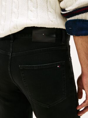 Tommy Hilfiger mustat straight fit farkut