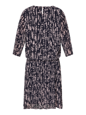 Signature sininen kuviollinen sifonki pusero