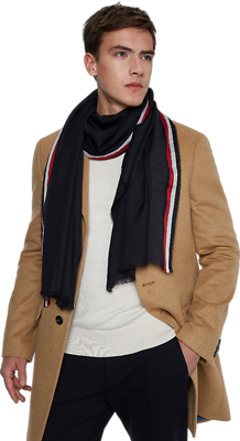 Tommy hilfiger musta kaulahuivi