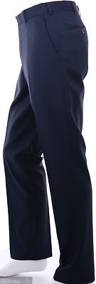 Turon tummansiniset klassiset suorat housut