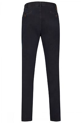 Club of comfort tummansiniset puuvilla housut joustovyötäröllä