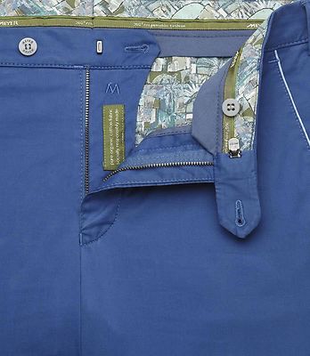 Meyer miesten vaalean siniset puuvilla housut