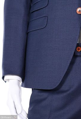 Turo tummansininen ruutukuosi housu