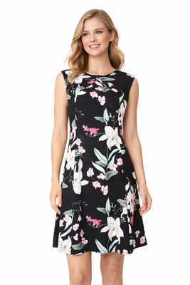 STI musta kellohelma mekko