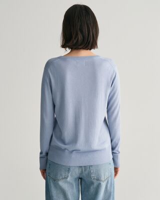 Gant vaaleansininen puuvilla neule