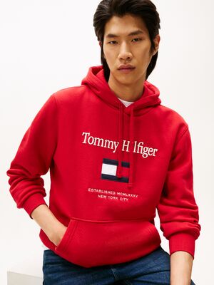 Tommy Hilfiger punainen college huppari