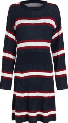 Tommy Hilfiger raidallinen neulemekko