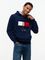 Tommy Hilfiger tummansininen lippulogollinen collegehuppari