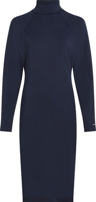 Tommy Hilfiger tummansininen mekko poolokauluksella