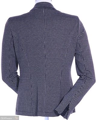 Gerry Weber  joustava musta/valkoruudullinen jersey jakku