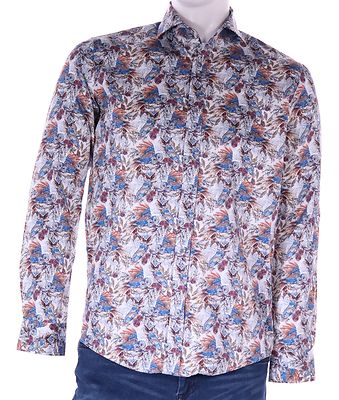 Guide London kuviollinen slim fit kauluspaita