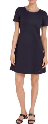 Tommy Hilfiger tummansininen lyhythihainen mekko