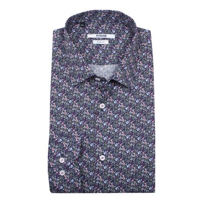 Petrifun normal fit kukkakuviollinen pitkähihainen printtipaita