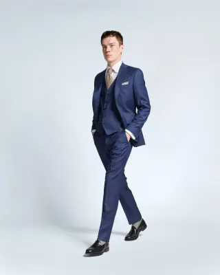 Turo siniset modern fit puvunhousut