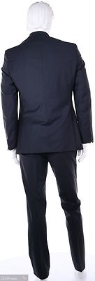 Buzo tummansininen raidallinen puku