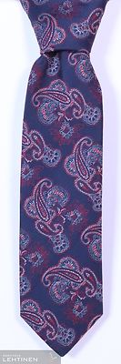 Matex sininen kuviollinen solmio