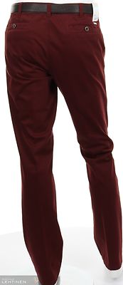 Meyer tiilnpunaiset puuvillahousut