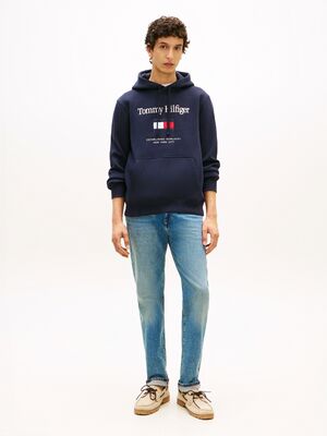 Tommy Hilfiger tummansininen collegehuppari
