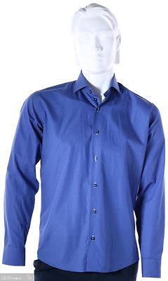 Culture sininen pilkullinen kauluspaita