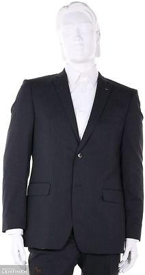 Turo tummanharmaa raidallinen irtotakki