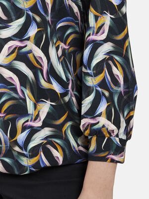 Signature värikäs kuviollinen trikoopusero