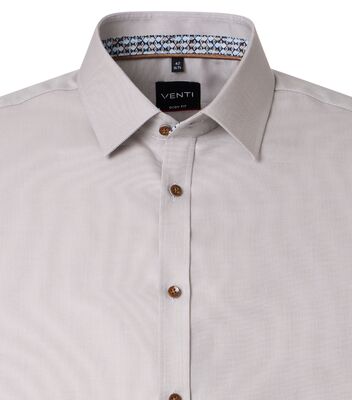 Venti vaaleabeige slim fit kauluspaita