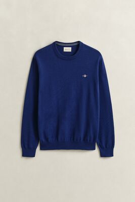 Gant kirkkaan sininen puuvillaneule