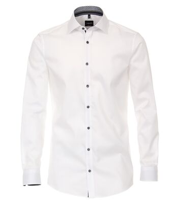 Venti valkoinen body fit kauluspaita