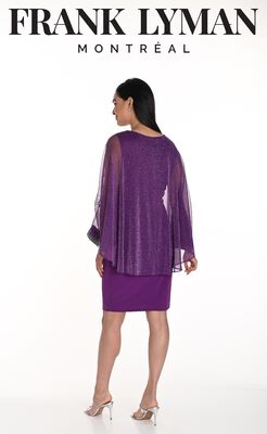 Frank Lyman luumunsävyinen juhlamekko