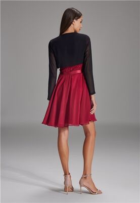 Swing musta sifonki bolero