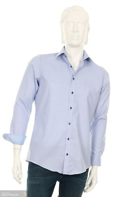 Venti slim fit vaaleansininen kauluspaita