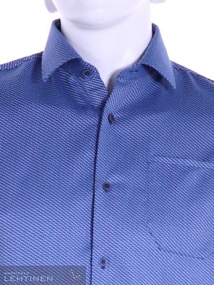 Petrifun sininen pitkähihainen kauluspaita väljä C-malli